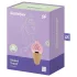 Satisfyer Sweet Treat - vibrator clitoridian rotativ reincarcabil - roz-maro