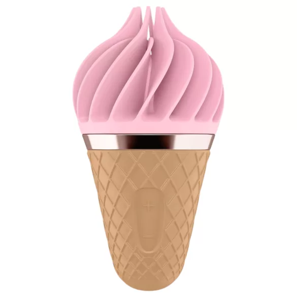 Satisfyer Sweet Treat - vibrator clitoridian rotativ reincarcabil - roz-maro