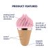 Satisfyer Sweet Treat - vibrator clitoridian rotativ, reincarcabil (roz-maro)