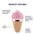 Satisfyer Sweet Treat - vibrator clitoridian rotativ reincarcabil - roz-maro