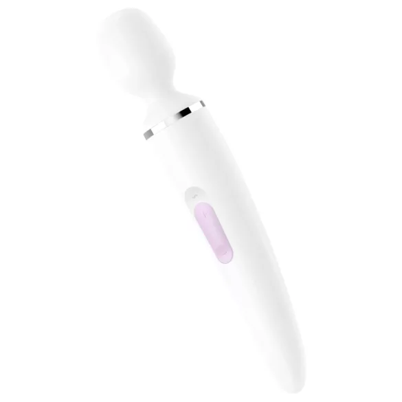 Satisfyer Wand-er Woman - vibrator de masaj rezistent la apă (alb)