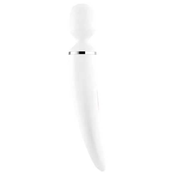 Satisfyer Wand-er Woman - vibrator de masaj rezistent la apă (alb)