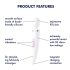 Satisfyer Wand-er Woman - vibrator masaj rezistent la apă (alb)