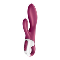   Satisfyer Heated Affair - vibrator cu încălzire și braț pentru clitorid (roșu)