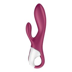   Satisfyer Heated Affair - vibrator cu încălzire și braț pentru clitorid (roșu)