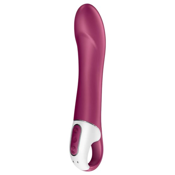 Satisfyer Big Heat - vibrator pentru punctul G, încălzire, reîncărcabil - roșu