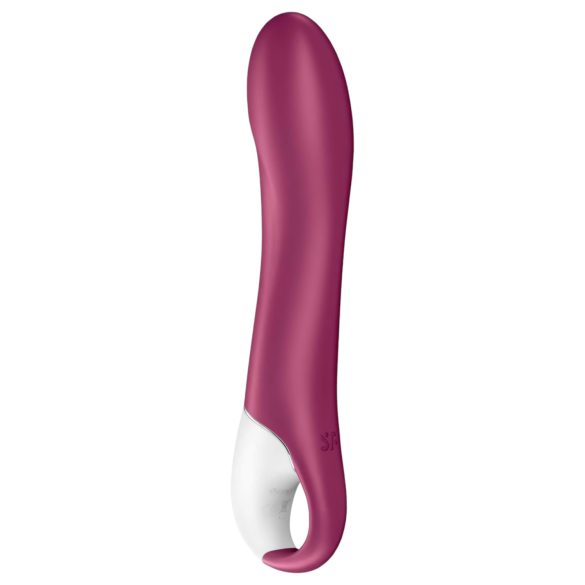 Satisfyer Big Heat - vibrator pentru punctul G, încălzire, reîncărcabil - roșu