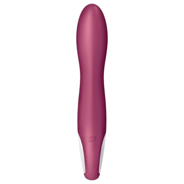 Satisfyer Big Heat - vibrator pentru punctul G, încălzire, reîncărcabil - roșu