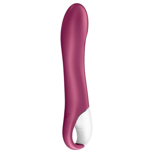 Satisfyer Big Heat - vibrator pentru punctul G, încălzire, reîncărcabil - roșu