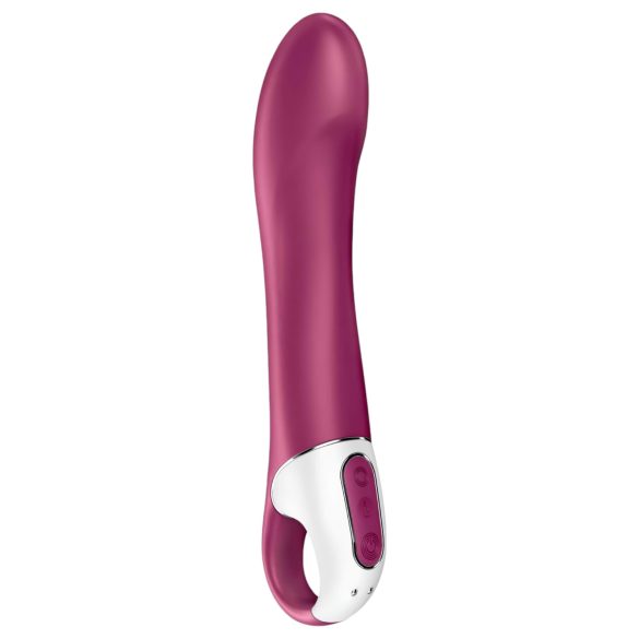Satisfyer Big Heat - vibrator pentru punctul G, încălzire, reîncărcabil - roșu