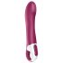 Satisfyer Big Heat - vibrator pentru punctul G, încălzire, reîncărcabil - roșu