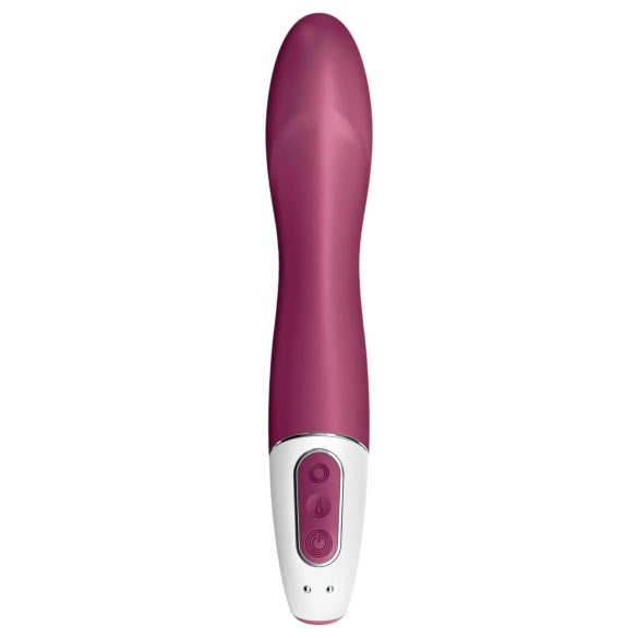 Satisfyer Big Heat - vibrator pentru punctul G, încălzire, reîncărcabil - roșu