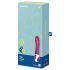 Satisfyer Big Heat - vibrator pentru punctul G, încălzire, reîncărcabil - roșu