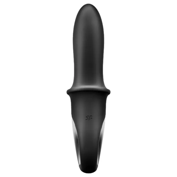 Satisfyer Hot Passion - vibrator anal inteligent cu încălzire - negru