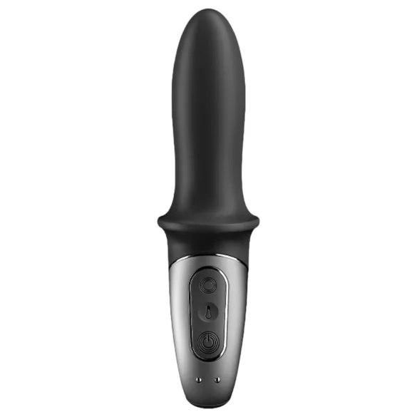 Satisfyer Hot Passion - vibrator anal inteligent cu încălzire - negru