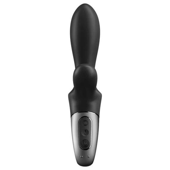 Satisfyer Heat Climax+ - vibrator anal încălzitor controlat prin aplicație (negru)