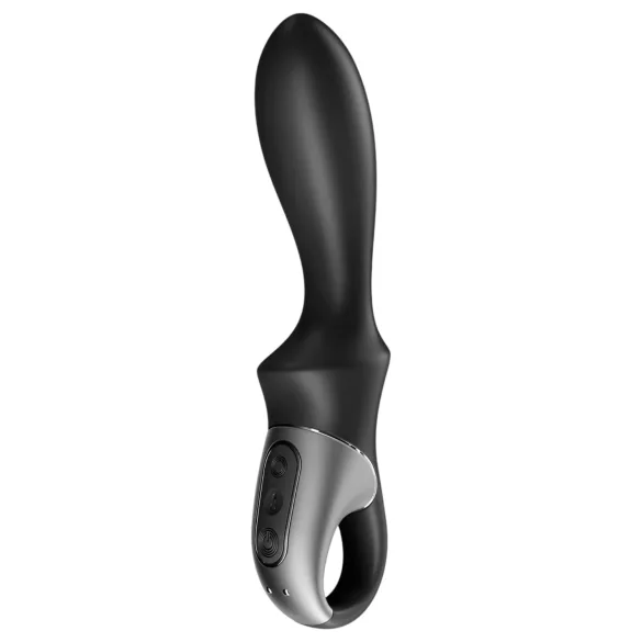 Satisfyer Heat Climax - Vibrator anal cu încălzire controlat prin aplicație (negru)