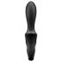 Satisfyer Heat Climax - vibrator anal inteligent cu încălzire (negru)