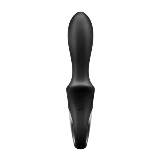 Satisfyer Heat Climax - vibrator anal inteligent, cu încălzire (negru)