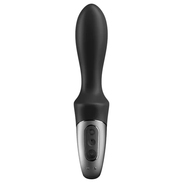 Satisfyer Heat Climax - Vibrator anal cu încălzire controlat prin aplicație (negru)