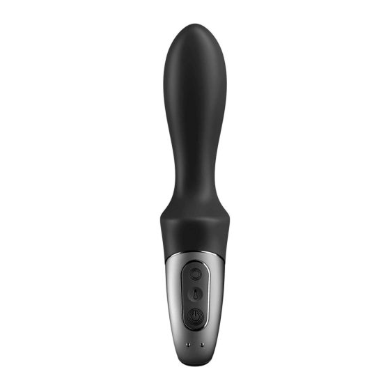 Satisfyer Heat Climax - vibrator anal inteligent, cu încălzire (negru)