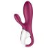 Satisfyer Hot Bunny - Vibrator cu încălzire și braț inteligent pentru clitoris (roșu)