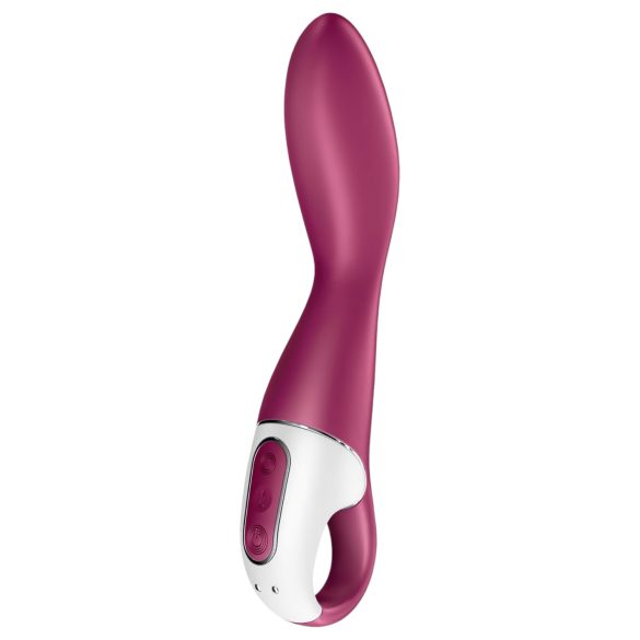 Satisfyer Heated Thrill - vibrator smart cu încălzire - roșu