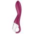 Satisfyer Heated Thrill - vibrator smart cu încălzire - roșu