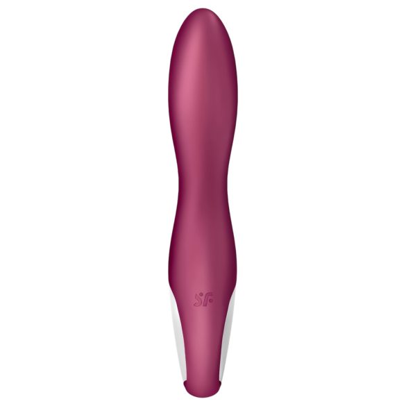 Satisfyer Heated Thrill - vibrator smart cu încălzire - roșu