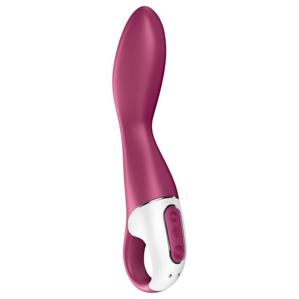 Satisfyer Heated Thrill - vibrator smart cu încălzire - roșu