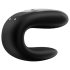 Satisfyer Double Fun - vibrator pentru cupluri inteligent, rezistent la apă
