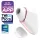 Satisfyer Love Triangle - Stimulator clitoridian cu unde de aer controlat prin aplicație (alb)