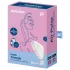 Satisfyer Love Triangle - Stimulator clitoridian cu unde de aer controlat prin aplicație (alb)