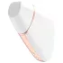 Satisfyer Love Triangle - Stimulator clitoridian cu unde de aer controlat prin aplicație (alb)