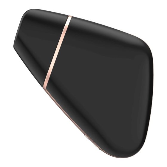 Satisfyer Love Triangle - stimulator inteligent de clitoris cu undă de aer (negru)