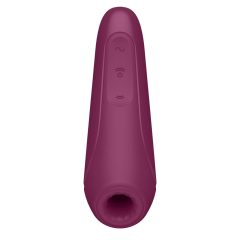  Satisfyer Curvy 1+ - vibrator inteligent cu puls de aer pentru clitoris (roșu)