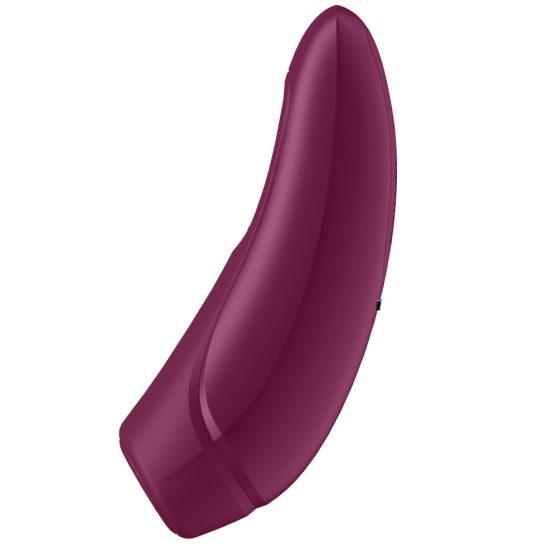 Satisfyer Curvy 1+ - vibrator inteligent cu puls de aer pentru clitoris (roșu)