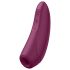 Satisfyer Curvy 1+ - vibrator clitoris cu pulsații aeriene inteligent - roșu