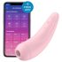 Satisfyer Curvy 2+ - stimulator clitoridian cu unde de aer inteligent - roz