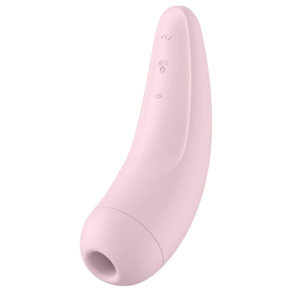 Satisfyer Curvy 2+ - stimulator clitoridian cu unde de aer inteligent - roz