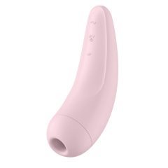   Satisfyer Curvy 2+ - Vibrator inteligent cu pulsații de aer pentru stimularea clitorisului (roz)