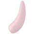 Satisfyer Curvy 2+ - stimulator clitoridian cu unde de aer inteligent - roz