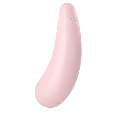   Satisfyer Curvy 2+ - Vibrator inteligent cu pulsații de aer pentru stimularea clitorisului (roz)