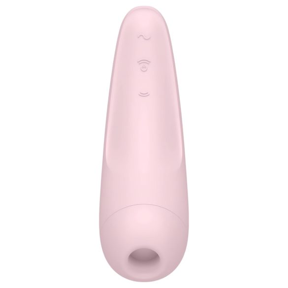 Satisfyer Curvy 2+ - stimulator clitoridian cu unde de aer inteligent - roz