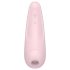 Satisfyer Curvy 2+ - stimulator clitoridian cu unde de aer inteligent - roz