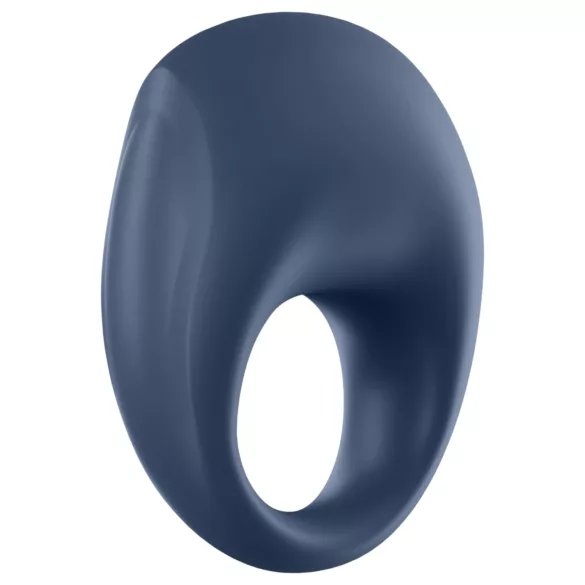 Satisfyer Strong One - Inel penian cu vibrații controlat prin aplicație, pentru bărbați (albastru)