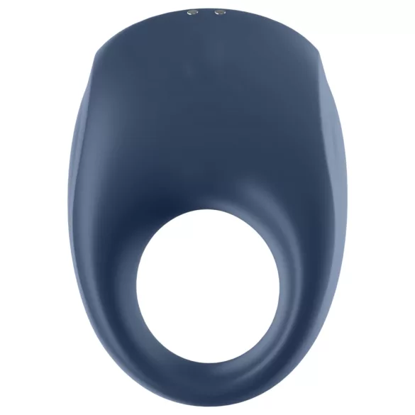 Satisfyer Strong One - Inel penian cu vibrații controlat prin aplicație, pentru bărbați (albastru)