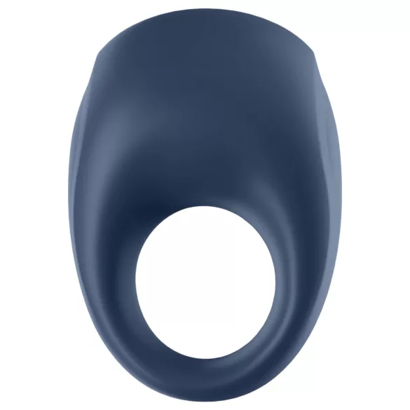 Satisfyer Strong One - Inel penian cu vibrații controlat prin aplicație, pentru bărbați (albastru)