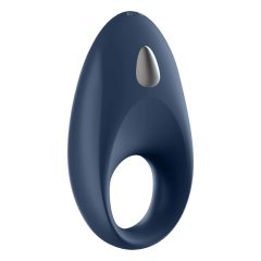   Satisfyer Mighty One - inel inteligent pentru penis cu vibratii (albastru)