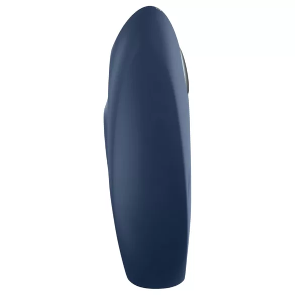 Satisfyer Mighty One - inel vibrator smart pentru penis - silicon albastru